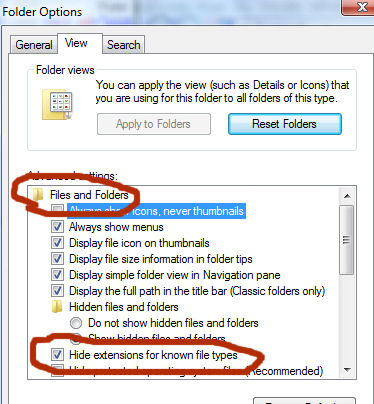 Files and Folders