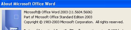 Office 2003