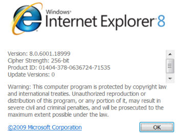 IE Version #