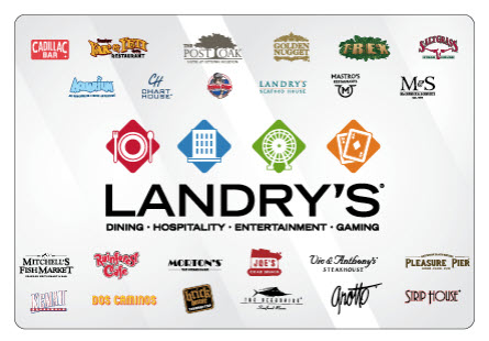 Landry's gift card