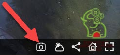 Screenshot of the camera snapshot icon on one of the Memphis Zoo's webcams.