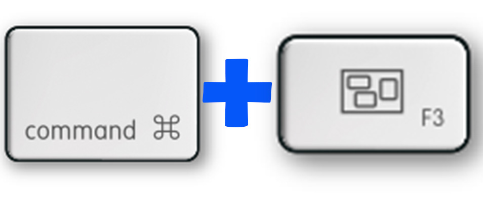 3 Keyboard Shortcuts You Should Know - Mac Command plus Mission Control