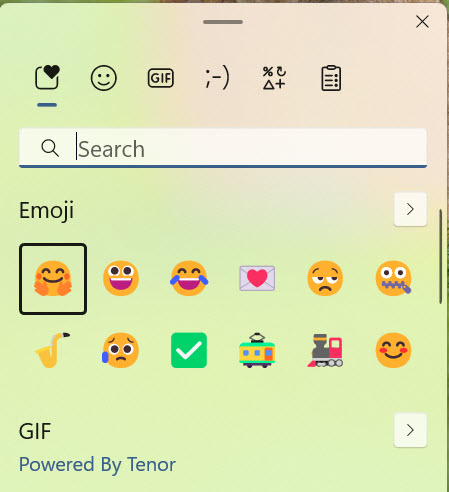 Windows emojis