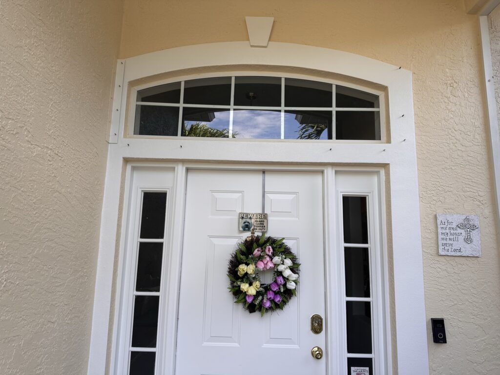 The Hidden Story Behind Your Favorite Photographs - our front door
