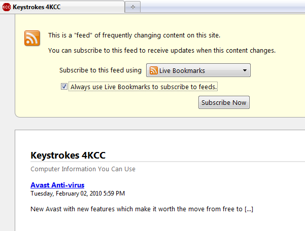 Blog Firefox