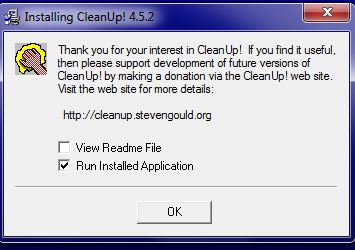 Remove Readme checkmark