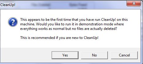 Cleanup normal
